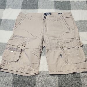 Casual Tan Salvage Cargo Shorts